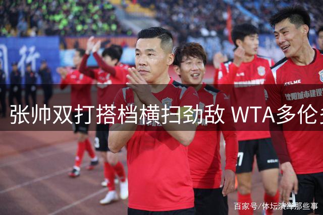 张帅双打搭档横扫劲敌 WTA多伦多站强势挺进半决赛